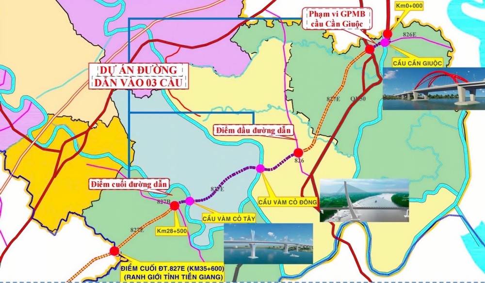 T&acirc;y Ninh chỉ đạo gỡ vướng mặt bằng dự &aacute;n đường dẫn cầu Cần Giuộc tr&ecirc;n tuyến đường hơn 4.700 tỷ- Ảnh 2.