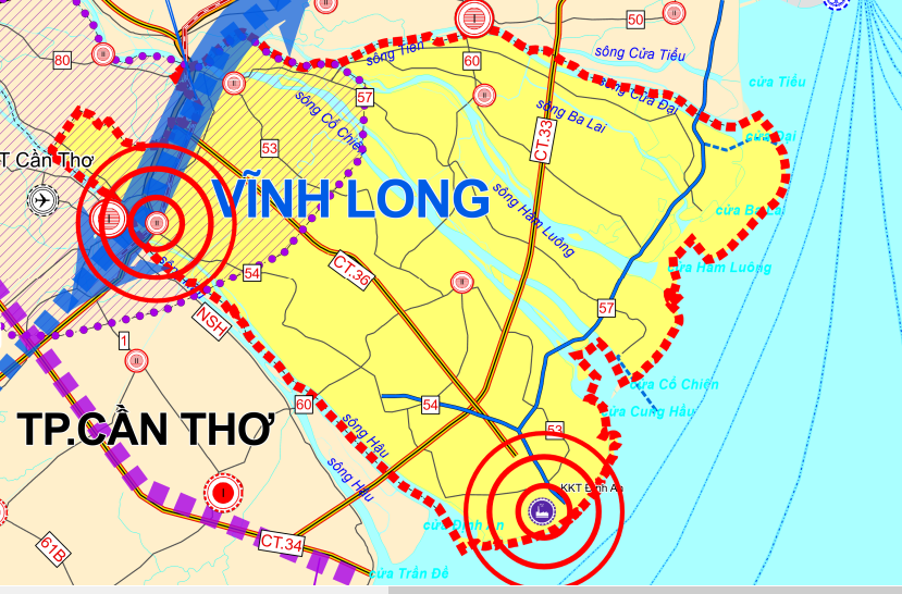 Chi tiết 45 đ&ocirc; thị Vĩnh Long đến năm 2030- Ảnh 1.