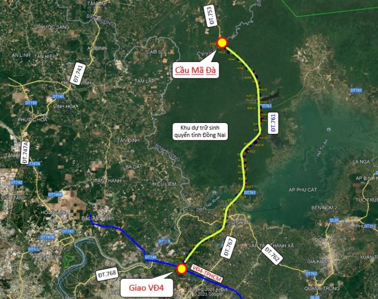 Sắp l&agrave;m tuyến đường 44km kết nối c&aacute;c tỉnh T&acirc;y Nguy&ecirc;n đến s&acirc;n bay v&agrave; cảng C&aacute;i M&eacute;p - Thị Vải- Ảnh 1.