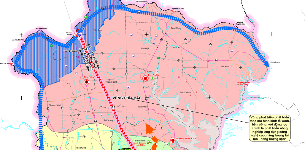 H&eacute; lộ 5 ph&acirc;n v&ugrave;ng ph&aacute;t triển c&aacute;c x&atilde; theo quy hoạch T&acirc;y Ninh đến năm 2030- Ảnh 1.