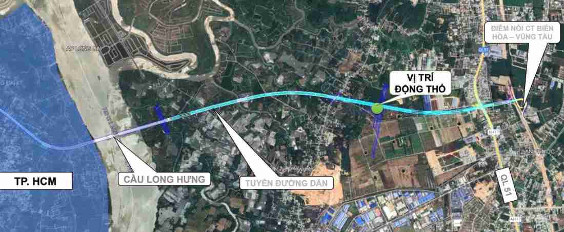 Cầu Long Hưng: Trục nối TP.HCM với s&acirc;n bay Long Th&agrave;nh c&oacute; bước tiến mới sau lễ động thổ- Ảnh 1.