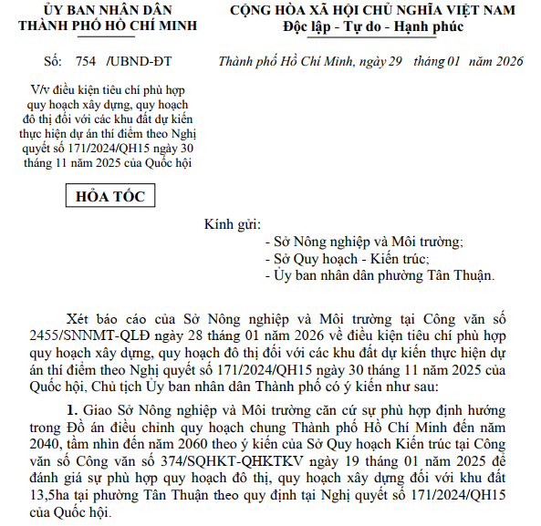 TP.HCM khẩn cấp r&agrave; so&aacute;t khu đất 13,5ha phường T&acirc;n Thuận- Ảnh 1.