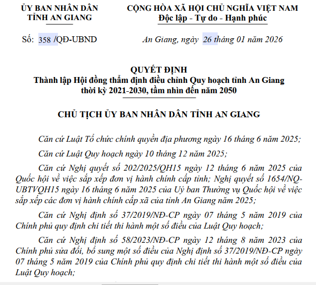 Tin mới nhất về điều chỉnh quy hoạch tỉnh An Giang 2030- Ảnh 2.