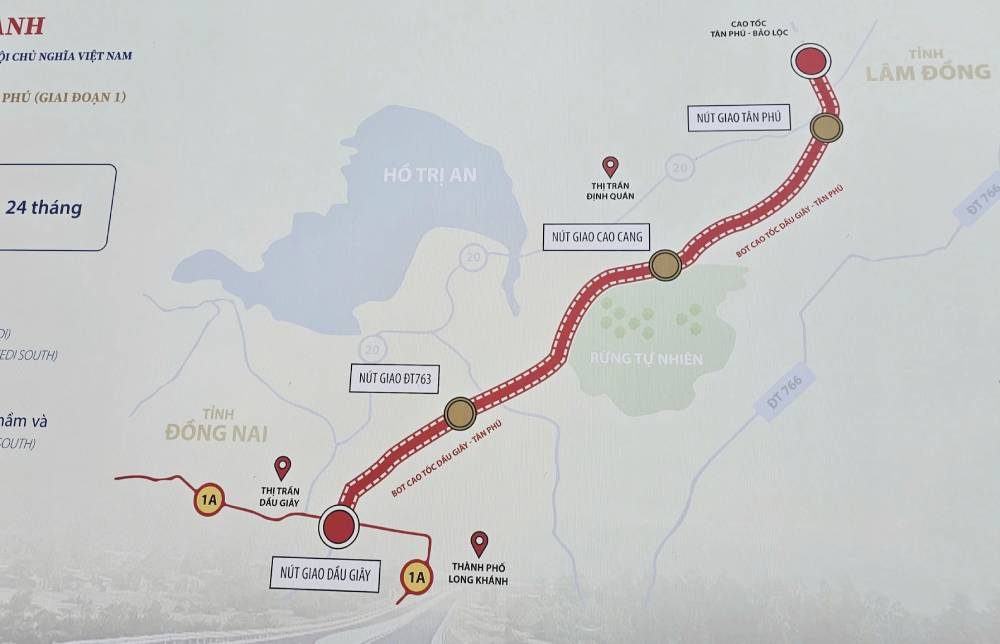 Đồng Nai duyệt bồi thường hơn 180ha đất l&agrave;m tuyến cao tốc mới d&agrave;i 64km- Ảnh 3.