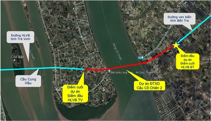 Miền T&acirc;y sắp c&oacute; th&ecirc;m cầu d&agrave;i 5km nối Bến Tre v&agrave; Tr&agrave; Vinh- Ảnh 2.
