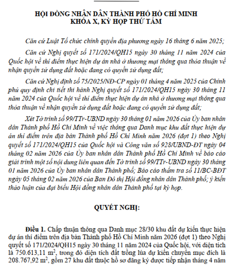 TP.HCM đ&atilde; c&oacute; 182 khu đất th&iacute; điểm với hơn 14 triệu m&eacute;t vu&ocirc;ng- Ảnh 1.