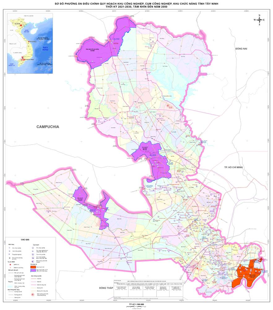 To&agrave;n cảnh quy hoạch khu c&ocirc;ng nghiệp T&acirc;y Ninh đến năm 2030- Ảnh 1.