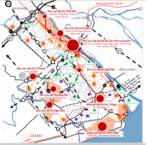 5 đô thị loại II của Cần Thơ lộ diện- Ảnh 1. 5 đô thị loại II của Cần Thơ lộ diện- Ảnh 1.