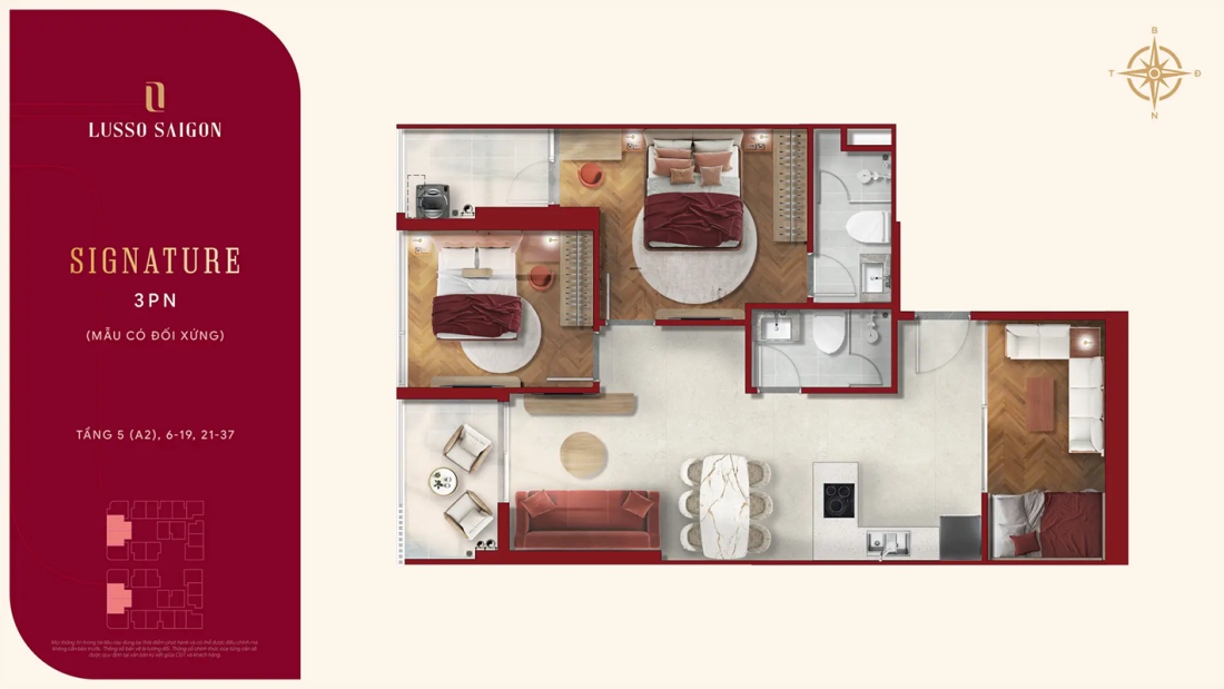 Lusso Saigon: Phân khu căn hộ thuộc La Pura TP.HCM- Ảnh 8. Lusso Saigon: Phân khu căn hộ thuộc La Pura TP.HCM- Ảnh 8.