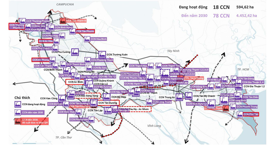 Chi tiết quy hoạch 78 cụm c&ocirc;ng nghiệp Đồng Th&aacute;p 2030- Ảnh 1.
