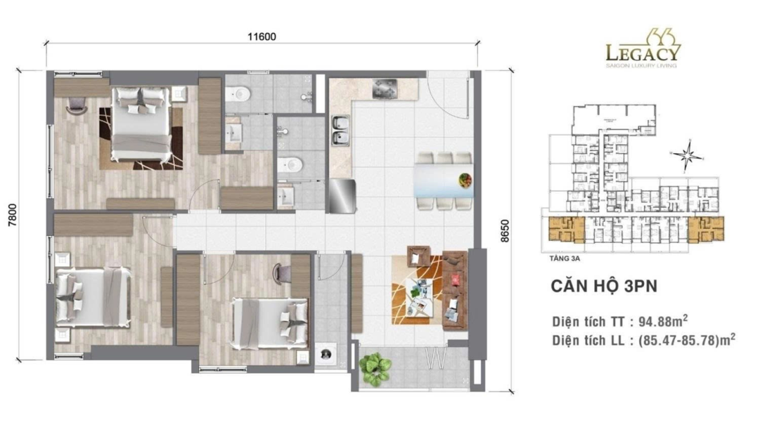 Legacy 66: Dự án căn hộ tại TP.HCM- Ảnh 5. Legacy 66: Dự án căn hộ tại TP.HCM- Ảnh 5.
