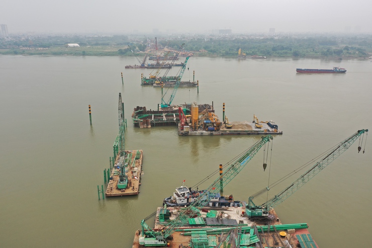 Tiến độ mới nhất hai si&ecirc;u cầu hơn 30.000 tỷ tại H&agrave; Nội- Ảnh 1.