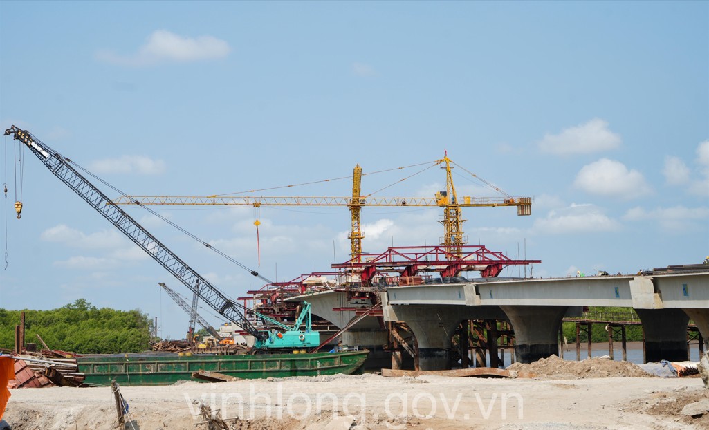 Cầu hơn 2.200 tỷ tại Vĩnh Long thi c&ocirc;ng đến đ&acirc;u? Tiến độ mới nhất vừa cập nhật- Ảnh 2.