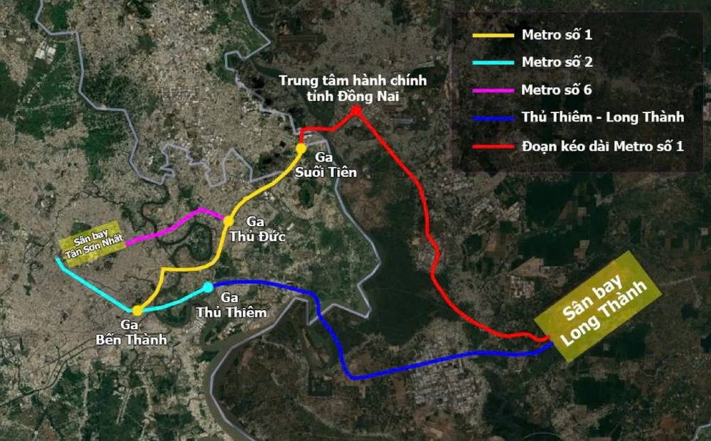 L&agrave;m tuyến metro hơn 60.000 tỷ đến s&acirc;n bay Long Th&agrave;nh: Đồng Nai đề xuất l&agrave;m theo lệnh khẩn cấp- Ảnh 1.