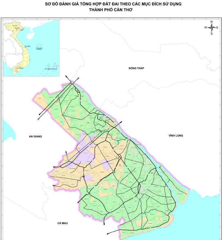 Danh mục đấu gi&aacute; đất Cần Thơ 2026 vừa được c&ocirc;ng bố: 23 khu đất, hơn 111ha- Ảnh 1.