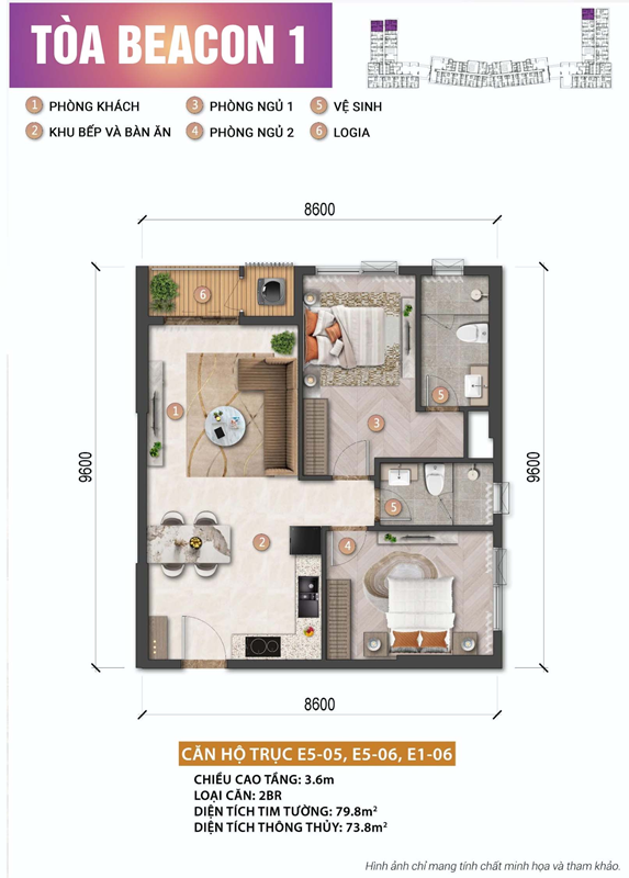 Ph&acirc;n khu căn hộ Beacon Tower &ndash; Blanca City tại TP.HCM- Ảnh 6.