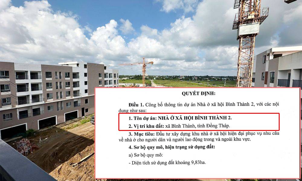 Đồng Th&aacute;p c&ocirc;ng bố th&ocirc;ng tin dự &aacute;n nh&agrave; ở x&atilde; hội phục vụ hơn 3.300 người- Ảnh 1.