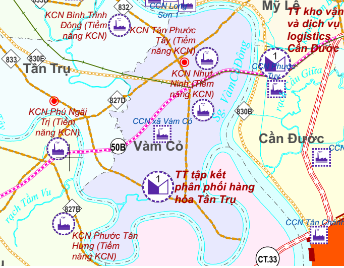 T&acirc;y Ninh quy hoạch hơn 4.000ha đất nằm trong h&agrave;nh lang kinh tế ven s&ocirc;ng V&agrave;m Cỏ Đ&ocirc;ng- Ảnh 1.