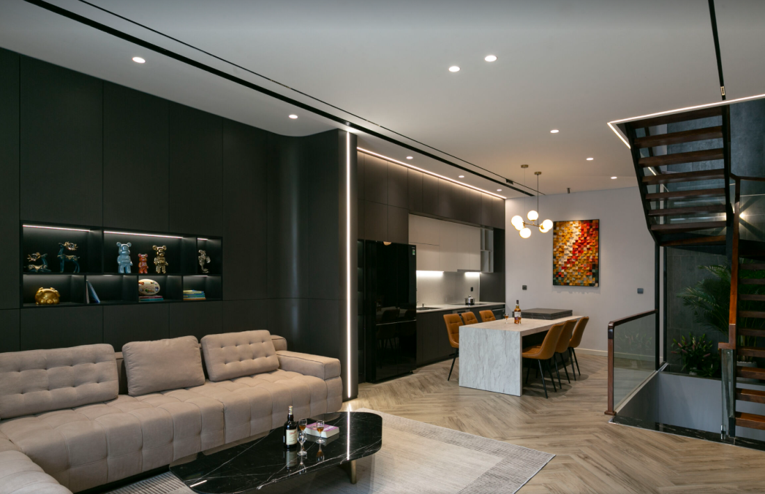Nh&agrave; chung s&acirc;n 3 thế hệ ở H&agrave; Nội: Nghệ thuật chia kh&ocirc;ng gian tối giản tr&ecirc;n đất 58m&sup2;- Ảnh 6.