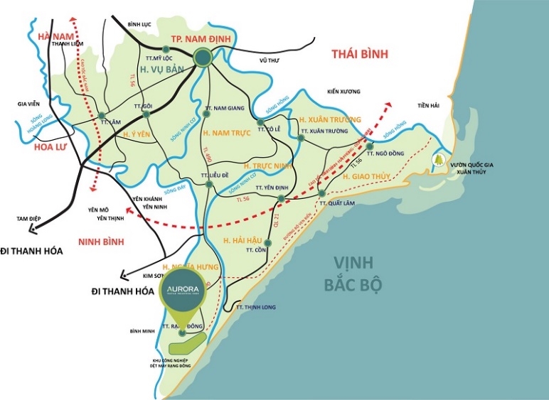 Khu c&ocirc;ng nghiệp Dệt may Rạng Đ&ocirc;ng &ndash; Aurora IP Ninh B&igrave;nh- Ảnh 1.