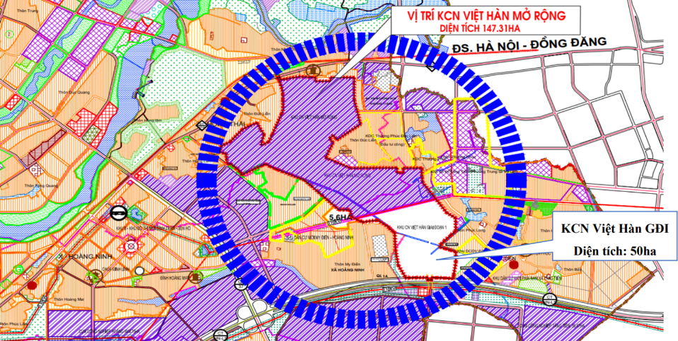 Khu c&ocirc;ng nghiệp Việt H&agrave;n mở rộng Bắc Ninh&nbsp;- Ảnh 1.