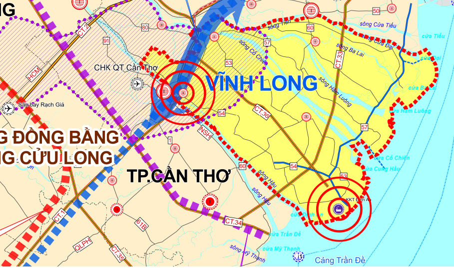 Quy hoạch chung đ&ocirc; thị Vĩnh Long, Bến Tre, Tr&agrave; Vinh, B&igrave;nh Minh- Ảnh 1.