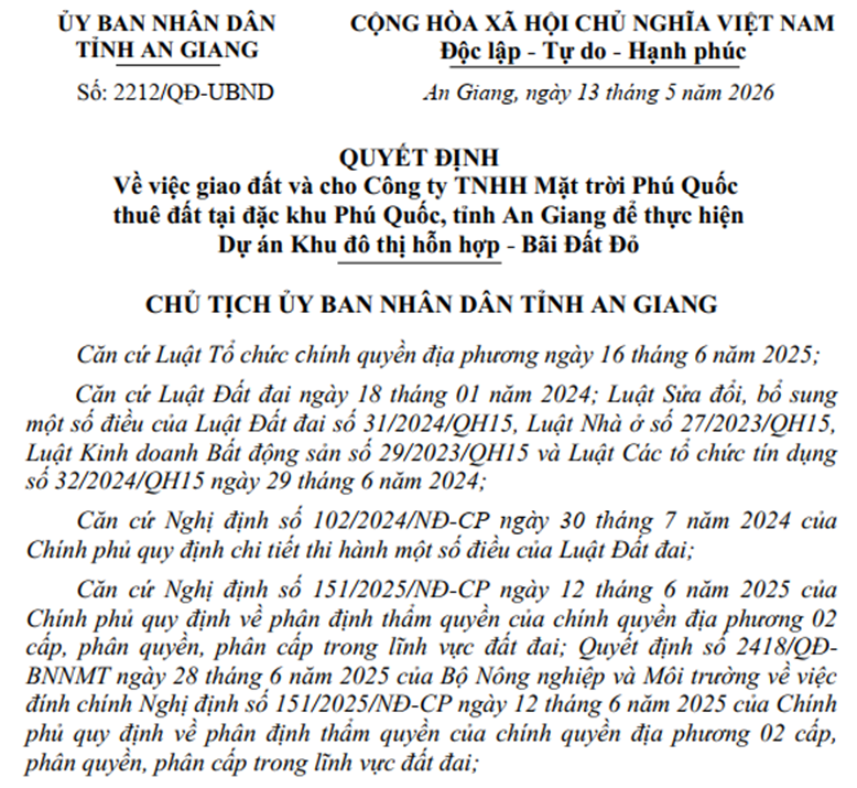 An Giang giao đất dự án 15 khách sạn ven biển cao 40 tầng tại đặc khu kinh tế lớn nhất Việt Nam- Ảnh 1. An Giang giao đất dự án 15 khách sạn ven biển cao 40 tầng tại đặc khu kinh tế lớn nhất Việt Nam- Ảnh 1.