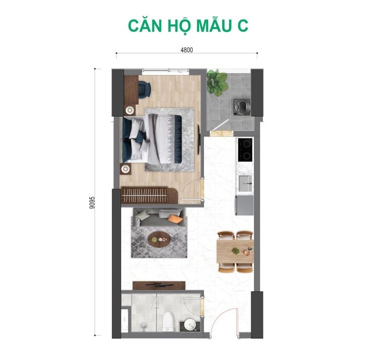 Bcons Green Diamond: Th&aacute;p căn hộ thuộc Bcons City tại TP.HCM- Ảnh 4.