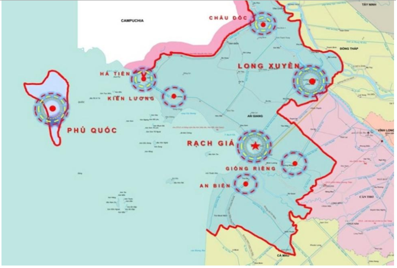 An Giang th&aacute;ng 5 b&ugrave;ng nổ quy hoạch: C&ocirc;ng bố quy hoạch thập kỷ v&agrave; 8 đ&ocirc; thị động lực- Ảnh 3.