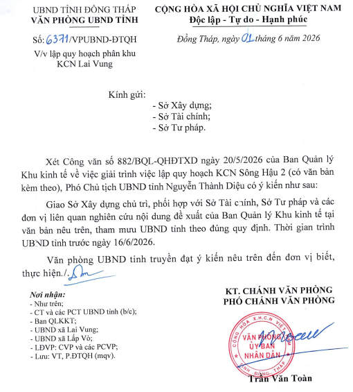 Đồng Th&aacute;p th&ocirc;ng tin về khu c&ocirc;ng nghiệp 710ha, 35.000 việc l&agrave;m- Ảnh 1.