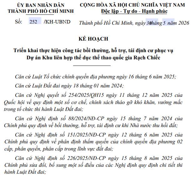 Chi tiết kế hoạch bồi thường, tái định cư dự án 145.000 tỷ ngay trung tâm TP.HCM- Ảnh 2. Chi tiết kế hoạch bồi thường, tái định cư dự án 145.000 tỷ ngay trung tâm TP.HCM- Ảnh 2.