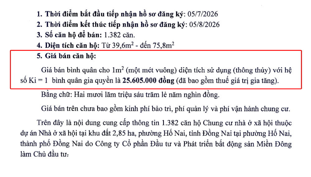 Hơn 1.300 căn nh&agrave; ở x&atilde; hội tại Đồng Nai sắp mở b&aacute;n, gi&aacute; từ khoảng 1 tỷ/căn- Ảnh 2.