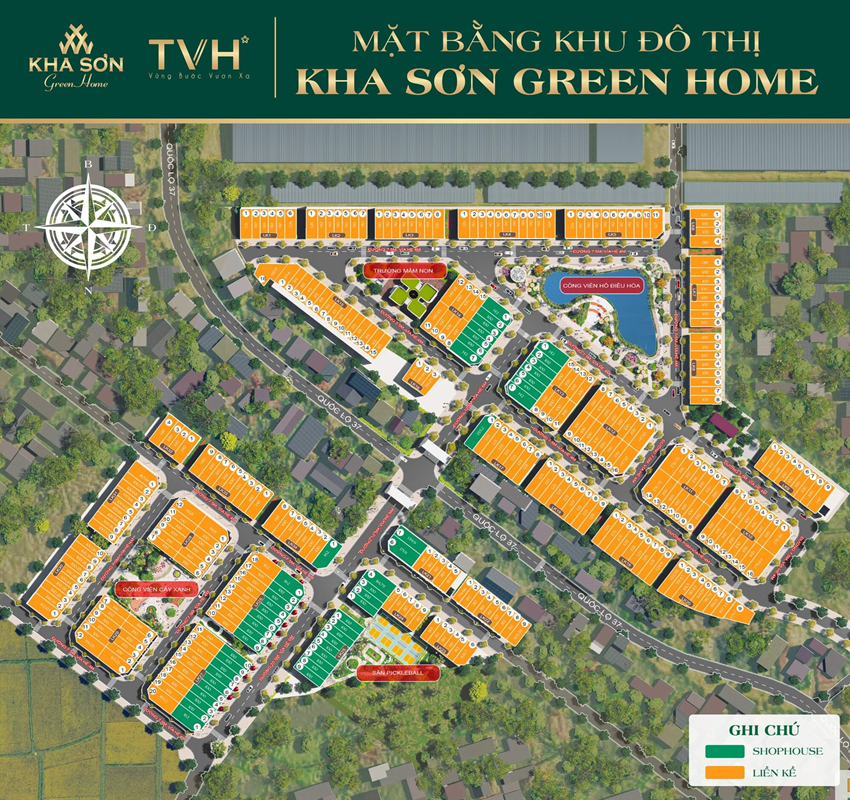 Kha Sơn Green Home: Dự án đất nền, shophouse tại Thái Nguyên- Ảnh 2. Kha Sơn Green Home: Dự án đất nền, shophouse tại Thái Nguyên- Ảnh 2.