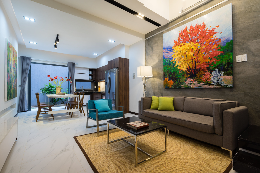 Thiết kế nhà phố lệch tầng ba thế hệ tại TP.HCM: Tối ưu diện tích và ánh sáng- Ảnh 7. Thiết kế nhà phố lệch tầng ba thế hệ tại TP.HCM: Tối ưu diện tích và ánh sáng- Ảnh 7.