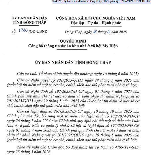 Đồng Tháp có thêm dự án nhà ở xã hội 164 căn hộ- Ảnh 1. Đồng Tháp có thêm dự án nhà ở xã hội 164 căn hộ- Ảnh 1.