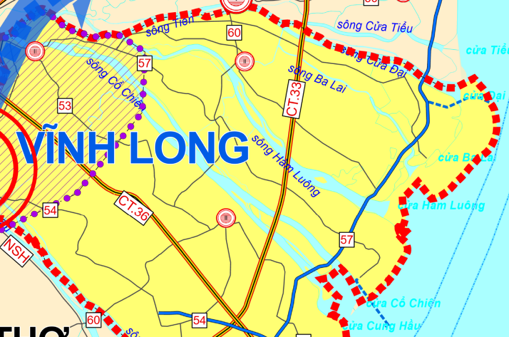 Tin vui lớn cho người dân Vĩnh Long: Sắp làm tuyến đường ven biển hơn 25km, có cầu Hàm Luông 2- Ảnh 4. Tin vui lớn cho người dân Vĩnh Long: Sắp làm tuyến đường ven biển hơn 25km, có cầu Hàm Luông 2- Ảnh 4.