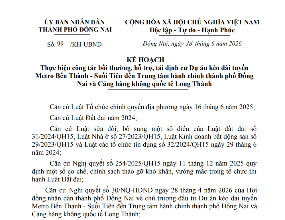 Đồng Nai lên kế hoạch kiểm đếm, thu hồi đất tại 8 phường xã để làm tuyến metro chạy thẳng đến sân bay- Ảnh 2. Đồng Nai lên kế hoạch kiểm đếm, thu hồi đất tại 8 phường xã để làm tuyến metro chạy thẳng đến sân bay- Ảnh 2.
