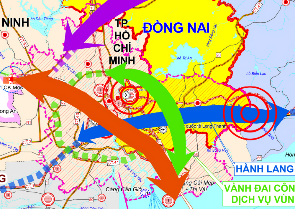 X&acirc;y mới tuyến đường hơn 42km đến s&acirc;n bay Long Th&agrave;nh, khu vực n&agrave;o hưởng lợi?- Ảnh 2.