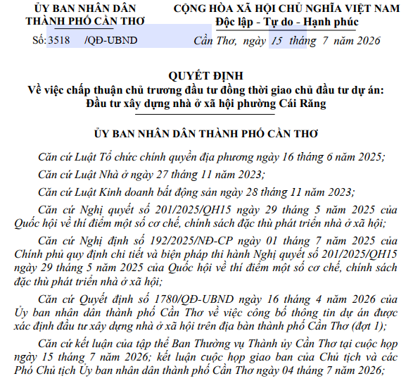 Th&agrave;nh phố duy nhất ĐBSCL sắp c&oacute; th&ecirc;m gần 3.300 căn nh&agrave; ở x&atilde; hội- Ảnh 1.