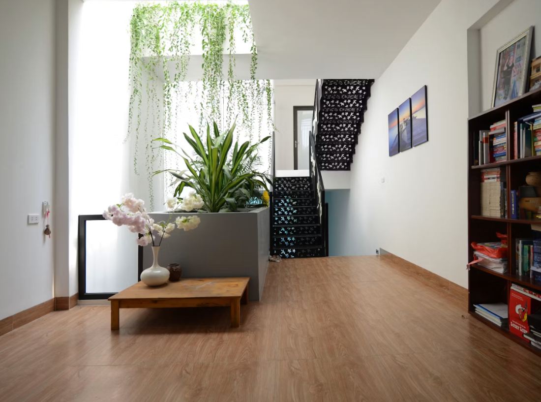 Nhà hướng Tây tại Vĩnh Phúc: Bẫy nắng và dựng phễu đón gió cho đất hẹp- Ảnh 12.