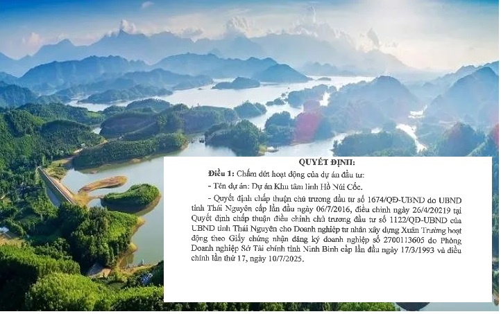 Dự án 15.000 tỷ đồng của Xuân Trường ở Thái Nguyên bị dừng hoạt động- Ảnh 1.
