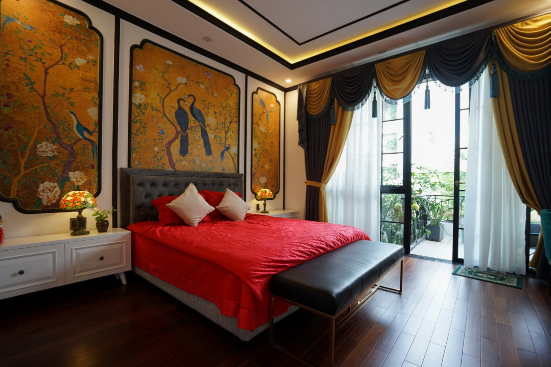 Gạch k&iacute;nh cản nắng hướng T&acirc;y cho nh&agrave; ống Đ&agrave; Nẵng đậm chất Indochine- Ảnh 8.
