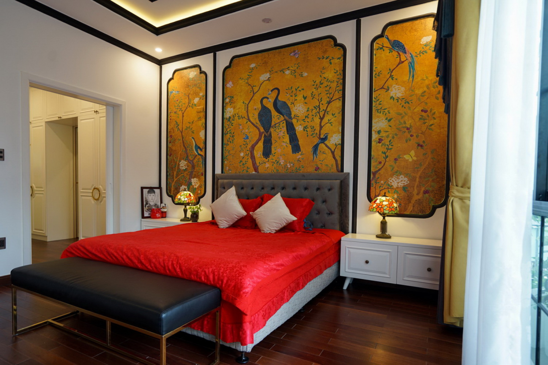 Gạch k&iacute;nh cản nắng hướng T&acirc;y cho nh&agrave; ống Đ&agrave; Nẵng đậm chất Indochine- Ảnh 9.