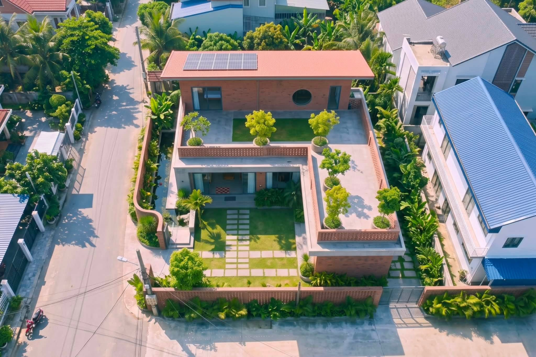 Cấu tr&uacute;c hạ nhiệt tự nhi&ecirc;n cho biệt thự vườn s&acirc;n trong Vĩnh Ph&uacute;c- Ảnh 3.