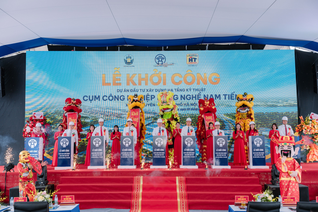 Hà Nội khởi công cụm công nghiệp làng nghề hơn 623 tỷ đồng- Ảnh 1.
