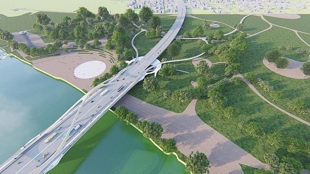 7 c&acirc;y cầu qua s&ocirc;ng Hồng đ&atilde; sạch mặt bằng, H&agrave; Nội đặt mục ti&ecirc;u về đ&iacute;ch th&aacute;ng 7/2027- Ảnh 1.