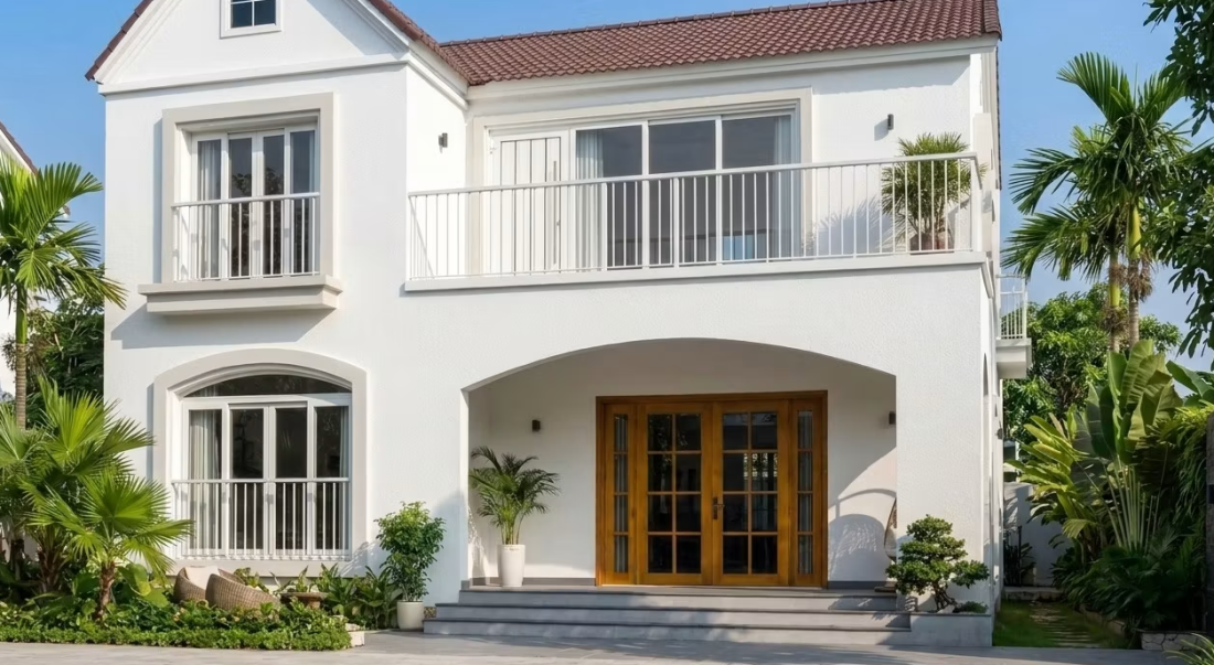 Biệt thự Hưng Y&ecirc;n phong c&aacute;ch Địa Trung Hải dưới m&aacute;i ng&oacute;i Bắc Bộ- Ảnh 2.