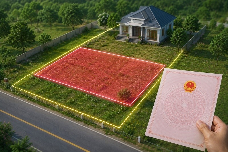 Nghệ An: Diện tích đất tăng thêm do thay đổi ranh giới, cấp đổi sổ đỏ thế nào?- Ảnh 2.