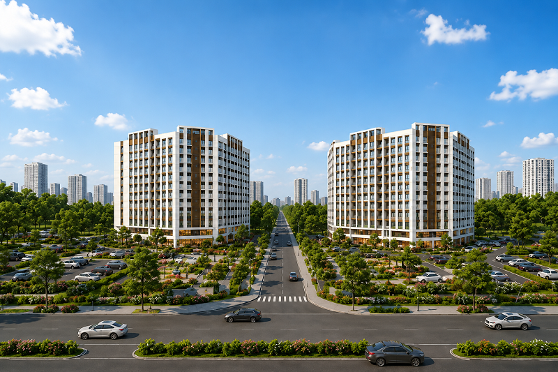 Chung cư nh&agrave; ở x&atilde; hội M&ecirc; Linh New City- Ảnh 1.