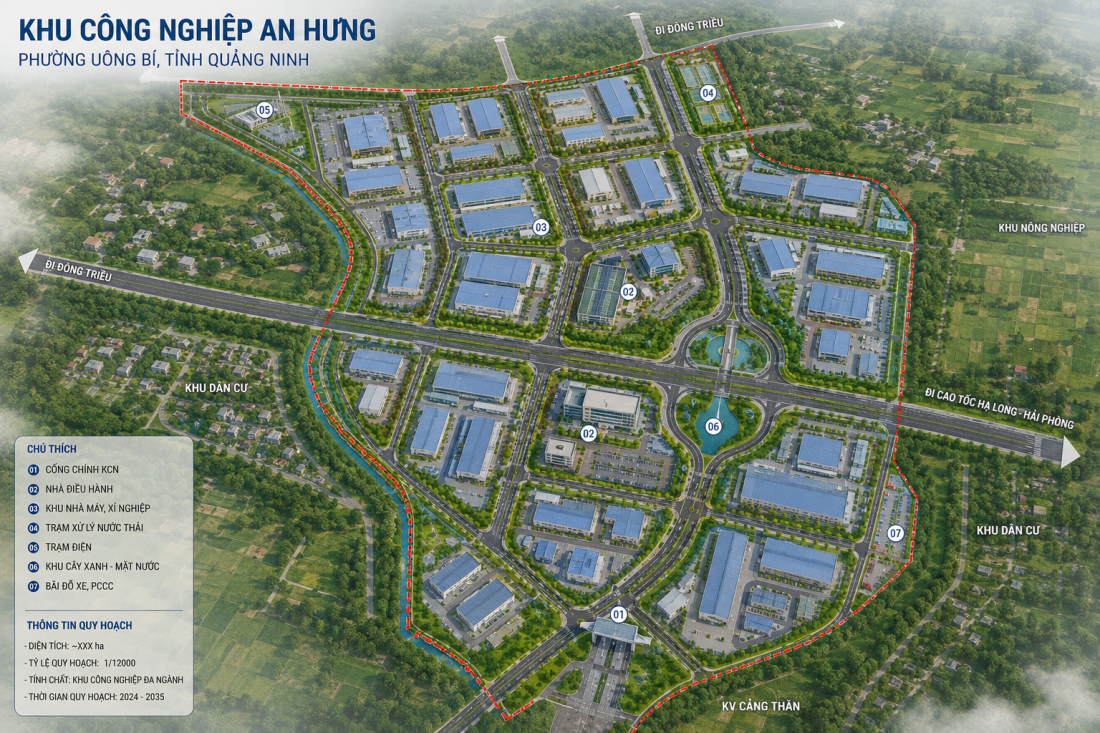 Chuẩn bị khởi c&ocirc;ng khu c&ocirc;ng nghiệp hơn 3.000 tỷ đồng tại Quảng Ninh- Ảnh 1.